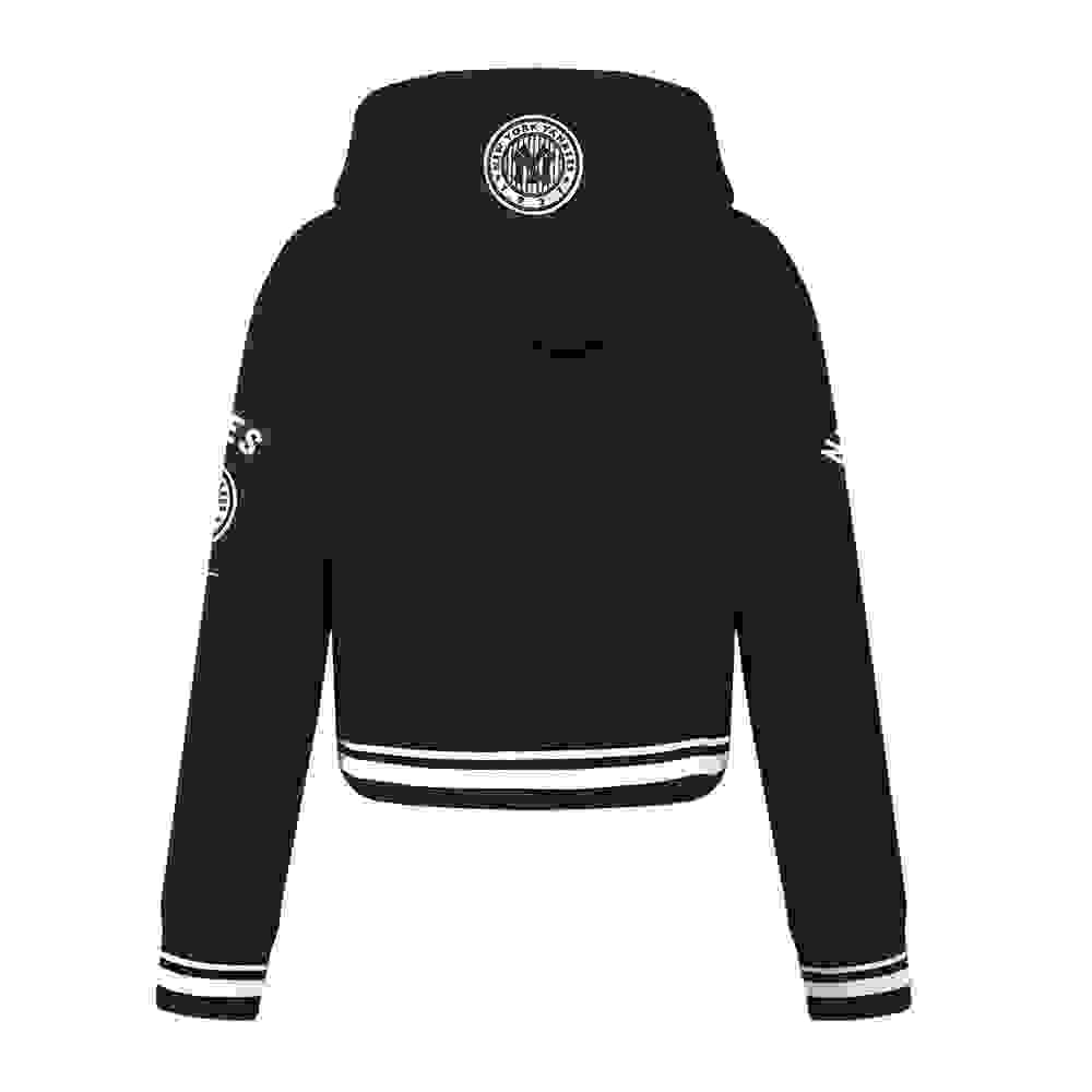 Pro Standard MLB New York Yankees Retro Classic Big Girls' Navy Rib Fleece PO Hoodie